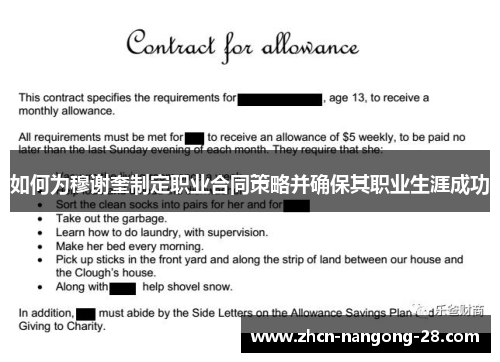 如何为穆谢奎制定职业合同策略并确保其职业生涯成功