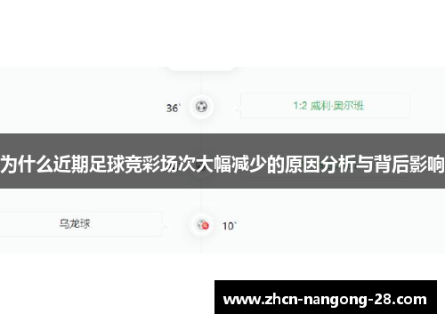 为什么近期足球竞彩场次大幅减少的原因分析与背后影响